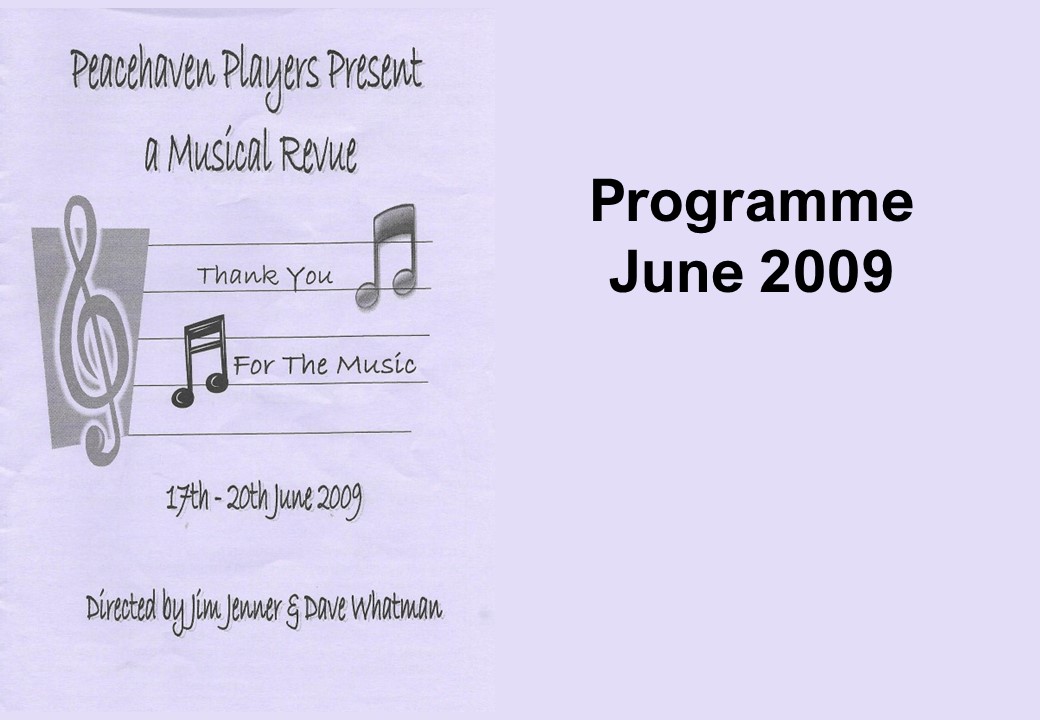 Programme:Thank You for the Music 2009